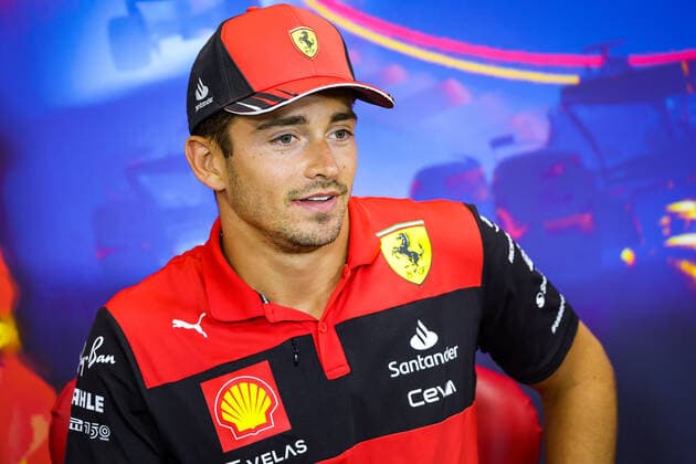 LECLERC Charles (mco), Scuderia Ferrari F1-75, portrait during the Formula 1 Rolex Belgian Grand Prix 2022, 14th round of the 2022 FIA Formula One World Championship, WM, Weltmeisterschaft from August 26 to 28, 2022 on the Circuit de Spa-Francorchamps, in Francorchamps, Belgium - F1 - BELGIAN GRAND PRIX 2022 DPPI Panoramic  20220825_G00D2538
