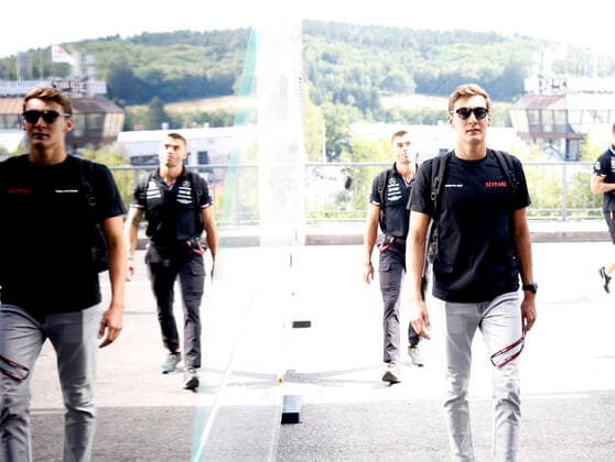 63 George Russell GBR, Mercedes AMG Petronas F1 Team , F1 Grand Prix of Belgium at Circuit de Spa Francorchamps on August 25, 2022 in Spa Francorchamps, Belgium Photo by HOCH ZWEI Spa Francorchamps Belgium