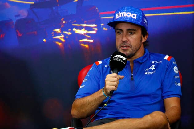 14 Fernando Alonso ESP, BWT Alpine F1 Team , F1 Grand Prix of Belgium at Circuit de Spa Francorchamps on August 25, 2022 in Spa Francorchamps, Belgium Photo by Sam Bloxham Motorsport Images DPPI via HOCH ZWEI Spa Francorchamps Belgium