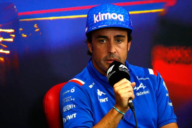 14 Fernando Alonso ESP, BWT Alpine F1 Team , F1 Grand Prix of Belgium at Circuit de Spa Francorchamps on August 25, 2022 in Spa Francorchamps, Belgium Photo by Sam Bloxham Motorsport Images DPPI via HOCH ZWEI Spa Francorchamps Belgium