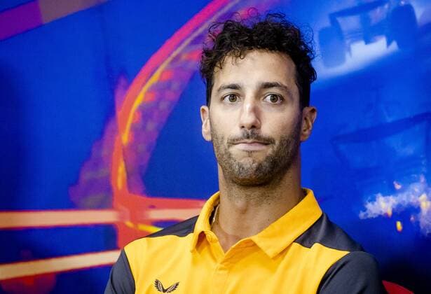 SPA Daniel Ricciardo McLaren during a press conference at the Spa Francrochamps race track in the run up to the Belgian Grand Prix ANP SEM VAN DER WAL F1 Grand Prix of Belgium Previews 2022 xVIxANPxSportx xxANPxIVx 453497859 originalFilename: 453497859.jpg