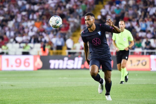 220825 Isaac Kiese Thelin of Malmö FF during the UEFA Europa League play off match between Sivasspor and Malmö FF on August 25, 2022 in Sivas Photo Christian Örnberg BILDBYRAN COP 166 CO0221 football football soccer fotball uefa europa league play off sivasspor malmö ff bbeng,  Copyright: CHRISTIANxÖRNBERG BB220825CO037