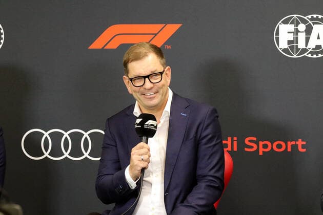 Formula 1 Belgian Grand Prix 2022 Markus Duesmann Audi boss Markus Duesmann Audi boss announces Forme1 entry for 2026 Audi Formula 1 entry 2026 Copyright: xBEAUTIFULxSPORTS Bernhardtx