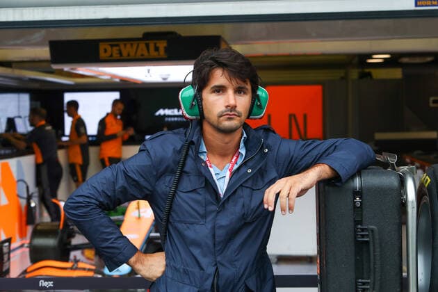August 26, 2022, Francorchamps - SPA, Belgium: Francorchamps - SPA, Belgium, Circuit National de Francorchamps, August 26, 2022, Lorenzo Tolotta Leclerc - Charles Leclerc (MON) Ferrari F1-75 brother during FORMULA 1 ROLEX BELGIAN GRAND PRIX 2022 FREE PRACTICE - Formula 1 Championship. Formula 1 Championship - FORMULA 1 ROLEX BELGIAN GRAND PRIX 2022 FREE PRACTICE, Francorchamps - SPA, Belgium  - ZUMAl164 20220826_zsa_l164_052 Copyright: xAlessioxDexMarcox