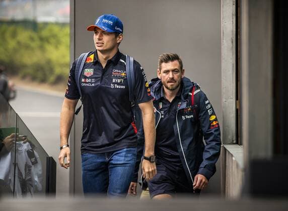 SPA Max Verstappen Oracle Red Bull Racing prior to the 1st free practice session leading up to the F1 Grand Prix of Belgium at the Circuit of Spa Francorchamps on August 26, 2022 in Spa, Belgium REMKO DE WAAL F1 Grand Prix of Belgium, Practice 1 2022 xVIxANPxSportx xxANPxIVx 453535443 originalFilename: 453535443.jpg