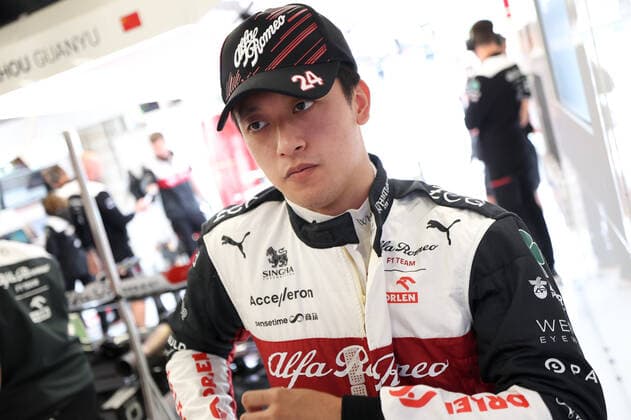 ZHOU Guanyu (chi), Alfa Romeo F1 Team ORLEN C42, portrait during the Formula 1 Rolex Belgian Grand Prix 2022, 14th round of the 2022 FIA Formula One World Championship, WM, Weltmeisterschaft from August 26 to 28, 2022 on the Circuit de Spa-Francorchamps, in Francorchamps, Belgium - F1 - BELGIAN GRAND PRIX 2022 DPPI Panoramic  G00D2937