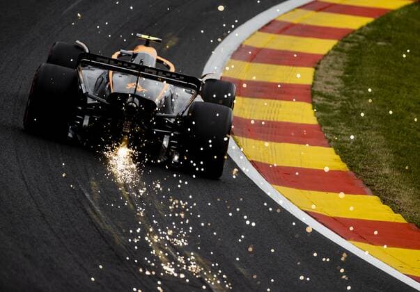 SPA Lando Norris 4 with the McLaren MCL36 during the 1st practice session ahead of the F1 Grand Prix of Belgium at the Circuit de Spa Francorchamps on August 26, 2022 in SPA, Belgium ANP SEM VAN DER WAL F1 Grand Prix of Belgium, Practice 1 2022 xVIxANPxSportx xxANPxIVx 453540101 originalFilename: 453540101.jpg