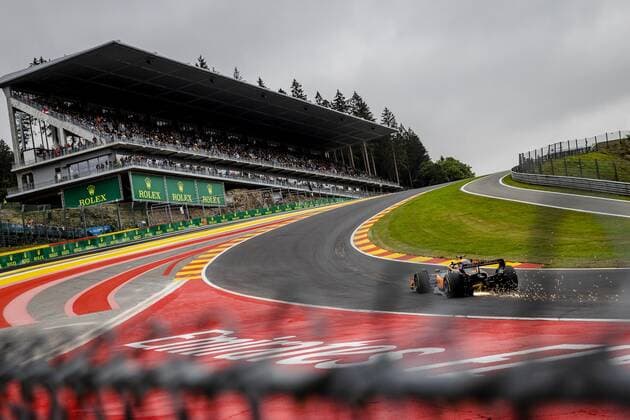 SPA Daniel Ricciardo 3 with the McLaren MCL36 during the 1st practice session ahead of the F1 Grand Prix of Belgium at the Circuit de Spa Francorchamps on August 26, 2022 in SPA, Belgium ANP SEM VAN DER WAL F1 Grand Prix of Belgium, Practice 1 2022 xVIxANPxSportx xxANPxIVx 453549043 originalFilename: 453549043.jpg