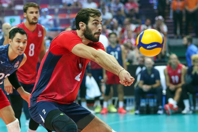 26.08.2022 KATOWICE SPODEK POLSKA (KIBICEATOWICE POLAND ) SIATKOWKA MEZCZYZN ( MEN S VOLLEYBALL ) FIVB MISTRZOSTWA SWIATA W PILCE SIATKOWEJ MEZCZYZN POLSKA - SLOWENIA 2022 ( FIVB MEN S World Championship, WM, Weltmeisterschaft 2022) MECZ MEKSY - USA ( GAME MEXICO - USA ) NZ ARON RUSSELL FOTO JAKUB PIASECKI CYFRASPORT NEWSPIX.PL --- Newspix.pl  20220826CSJP3018