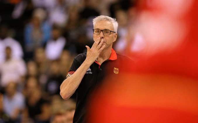 Photo national coach Gordon Herbert Germany Basketball Supercup Sat 20 08 2022 4 Nations Cup in Hamburg Germany Serbia