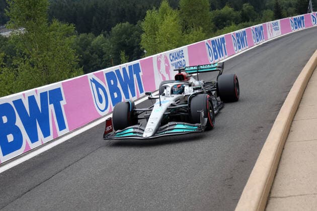 Formula1 Belgian Grand Prix 2022 George Russell GB Mercedes Formula1 Team Formula1 Formula1 World Championship 2022 Belgian Grand Prix Spa Francorchamps Circuit Spa Francorchamps Copyright: xBEAUTIFULxSPORTS Bernhardtx