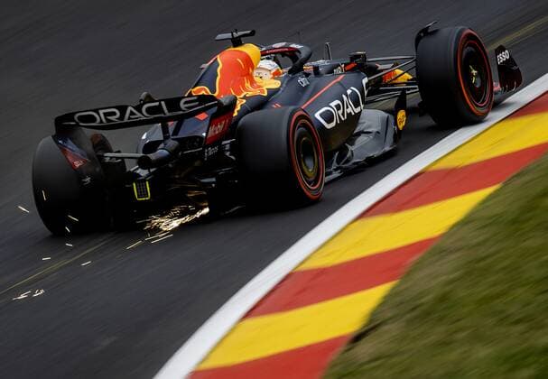 SPA Max Verstappen 1 with the Oracle Red Bull Racing RB18 Honda during the 3rd practice session ahead of the F1 Grand Prix of Belgium at the Circuit de Spa Francorchamps on August 27, 2022 in SPA, Belgium ANP SEM VAN DER WAL F1 Grand Prix of Belgium, Practice 3 2022 xVIxANPxSportx xxANPxIVx 453576317 originalFilename: 453576317.jpg