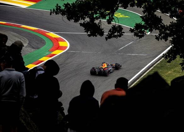 SPA Max Verstappen Oracle Red Bull Racing in action during the 3rd free practice session leading up to the F1 Grand Prix of Belgium at the Circuit de Spa Francorchamps on August 27, 2022 in Spa, Belgium REMKO DE WAAL F1 Grand Prix of Belgium, Practice 3 2022 xVIxANPxSportx xxANPxIVx 453576518 originalFilename: 453576518.jpg
