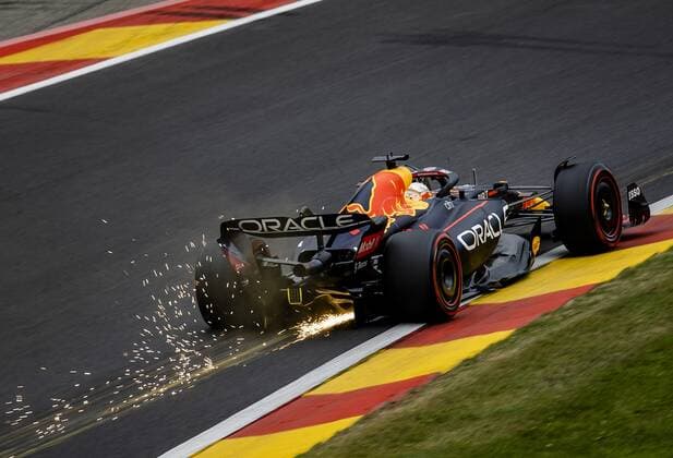 SPA Max Verstappen 1 with the Oracle Red Bull Racing RB18 Honda during the 3rd practice session ahead of the F1 Grand Prix of Belgium at the Circuit de Spa Francorchamps on August 27, 2022 in SPA, Belgium ANP SEM VAN DER WAL F1 Grand Prix of Belgium, Practice 3 2022 xVIxANPxSportx xxANPxIVx 453579214 originalFilename: 453579214.jpg