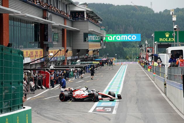 FORMULA 1 ROLEX BELGIAN GRAND PRIX 2022 27 08 2022, Circuit de Spa Francorchamps, Spa Franchorchamps, FORMULA 1 ROLEX BELGIAN GRAND PRIX 2022 , in picture Mick Schumacher DEU , Haas F1 Team nordphotoxGmbHx xBratic nph00250