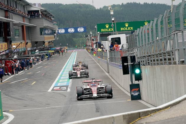 FORMULA 1 ROLEX BELGIAN GRAND PRIX 2022 27 08 2022, Circuit de Spa Francorchamps, Spa Franchorchamps, FORMULA 1 ROLEX BELGIAN GRAND PRIX 2022 , in picture Valtteri Bottas FIN , Alfa Romeo F1 Team ORLEN, Guanyu Zhou CHN , Alfa Romeo Racing ORLEN nordphotoxGmbHx xBratic nph00250