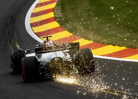 SPA George Russell Mercedes in action during qualifying ahead of the F1 Grand Prix of Belgium at the Circuit de Spa Francorchamps on August 27, 2022 in Spa, Belgium REMKO DE WAAL F1 Grand Prix of Belgium, Qualifying 2022 xVIxANPxSportx xxANPxIVx 453589203 originalFilename: 453589203.jpg