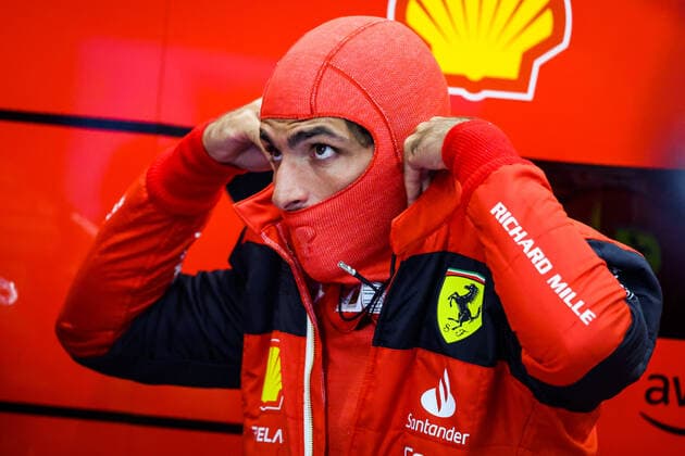 SAINZ Carlos (spa), Scuderia Ferrari F1-75, portrait during the Formula 1 Rolex Belgian Grand Prix 2022, 14th round of the 2022 FIA Formula One World Championship, WM, Weltmeisterschaft from August 26 to 28, 2022 on the Circuit de Spa-Francorchamps, in Francorchamps, Belgium - F1 - BELGIAN GRAND PRIX 2022 DPPI Panoramic  20220827_G00D5602