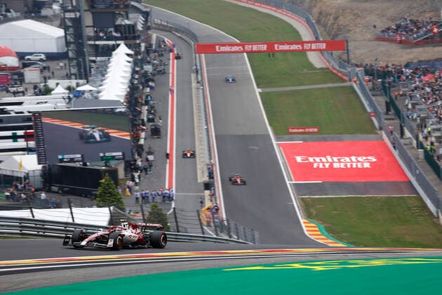 24 Guanyu Zhou CHN, Alfa Romeo F1 Team ORLEN , F1 Grand Prix of Belgium at Circuit de Spa Francorchamps on August 27, 2022 in Spa Francorchamps, Belgium Photo by HOCH ZWEI Spa Francorchamps Belgium