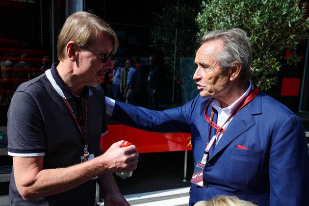 ICKX Jacky with HAKKINEN Mika, in the paddock during the Formula 1 Rolex Belgian Grand Prix 2022, 14th round of the 2022 FIA Formula One World Championship, WM, Weltmeisterschaft from August 26 to 28, 2022 on the Circuit de Spa-Francorchamps, in Francorchamps, Belgium - F1 - BELGIAN GRAND PRIX 2022 - RACE DPPI Panoramic  20220828_G00D7138
