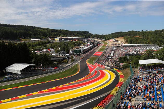 Illustration picture shows the Eau Rouge Raidillon part of the circuit before the F1 Grand Prix of Belgium auto race, in Spa-Francorchamps, Sunday 28 August 2022. The Spa-Francorchamps Formula One Grand Prix takes place this weekend, from August 26th to August 28th. VIRGINIExLEFOUR  x41381903x