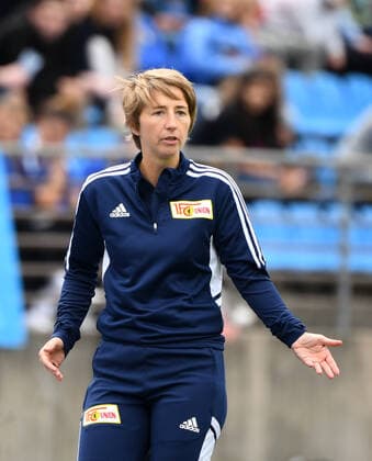 Football, women, season 2022 2023, Regionalliga Nordost 1 matchday , FC Viktoria 1889 Berlin 1 FC Union Berlin, coach Ailien Poese 1 FC Union Berlin , 28 08 2022, Copyright: xSebastianxRäppold MatthiasxKochx