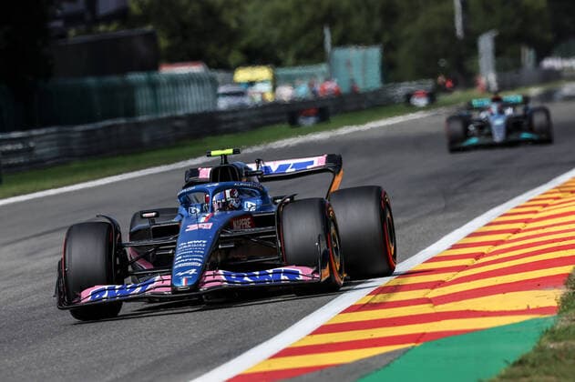 31 OCON Esteban (fra), Alpine F1 Team A522, action during the Formula 1 Rolex Belgian Grand Prix 2022, 14th round of the 2022 FIA Formula One World Championship, WM, Weltmeisterschaft from August 26 to 28, 2022 on the Circuit de Spa-Francorchamps, in Francorchamps, Belgium - F1 - BELGIAN GRAND PRIX 2022 - RACE DPPI Panoramic  G00D7214