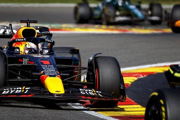 SPA Max Verstappen 1 with the Oracle Red Bull Racing RB18 Honda during the F1 Grand Prix of Belgium at the Circuit de Spa Francorchamps on August 29, 2022 in SPA, Belgium ANP SEM VAN DER WAL F1 Grand Prix of Belgium 2022 xVIxANPxSportx xxANPxIVx 453627782 originalFilename: 453627782.jpg