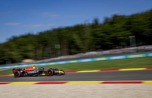 SPA Max Verstappen 1 with the Oracle Red Bull Racing RB18 Honda during the F1 Grand Prix of Belgium at the Circuit de Spa Francorchamps on August 29, 2022 in SPA, Belgium ANP SEM VAN DER WAL F1 Grand Prix of Belgium 2022 xVIxANPxSportx xxANPxIVx 453628021 originalFilename: 453628021.jpg