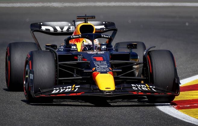 SPA Max Verstappen 1 with the Oracle Red Bull Racing RB18 Honda during the F1 Grand Prix of Belgium at the Circuit de Spa Francorchamps on August 29, 2022 in SPA, Belgium ANP SEM VAN DER WAL F1 Grand Prix of Belgium 2022 xVIxANPxSportx xxANPxIVx 453629309 originalFilename: 453629309.jpg
