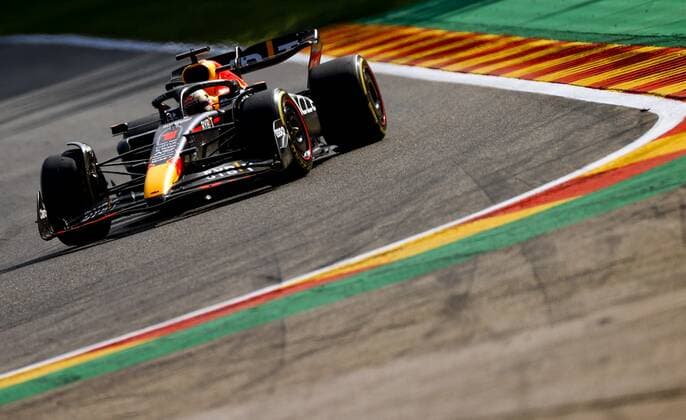 SPA Max Verstappen 1 with the Oracle Red Bull Racing RB18 Honda during the F1 Grand Prix of Belgium at the Circuit de Spa Francorchamps on August 29, 2022 in SPA, Belgium REMKO DE WAAL F1 Grand Prix of Belgium 2022 xVIxANPxSportx xxANPxIVx 453629930 originalFilename: 453629930.jpg