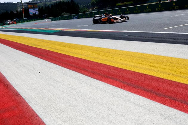 3 Daniel Ricciardo AUS, McLaren F1 Team , F1 Grand Prix of Belgium at Circuit de Spa Francorchamps on August 28, 2022 in Spa Francorchamps, Belgium Photo by HOCH ZWEI Spa Francorchamps Belgium