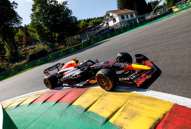 11 Sergio Perez MEX, Oracle Red Bull Racing , F1 Grand Prix of Belgium at Circuit de Spa Francorchamps on August 28, 2022 in Spa Francorchamps, Belgium Photo by HOCH ZWEI Spa Francorchamps Belgium
