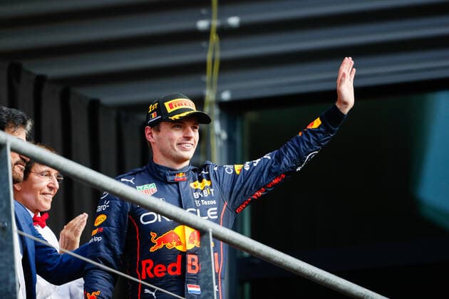 podium VERSTAPPEN Max (ned), Red Bull Racing RB18, portrait during the Formula 1 Rolex Belgian Grand Prix 2022, 14th round of the 2022 FIA Formula One World Championship, WM, Weltmeisterschaft from August 26 to 28, 2022 on the Circuit de Spa-Francorchamps, in Francorchamps, Belgium - F1 - BELGIAN GRAND PRIX 2022 - RACE DPPI Panoramic  00122034__V2_3366