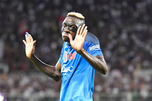 Sport Themen der Woche KW34 Sport Bilder des Tages Victor Osimhen of SSC Napoli during the Serie A football match between ACF Fiorentina and SSC Napoli at Artemio Franchi stadium in Firenze (Italy), August 28th, 2022. Photo Andrea Staccioli Insidefoto AndreaxStaccioli