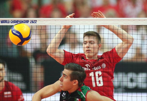 KATOWICE HALA SPODEK 28.08.2022 MISTRZOSTWA SWIATA W SIATKOWCE 2022 MECZ GRUPY C POLSKA (BIALO-CZERWONE) - MEKSYK (zielone) NZ Kamil Semeniuk . FOT TOMASZ WANTULA NEWSPIX.PL KATOWICE 28.08.2022 2022 FIVB Volleyball Men s World Championship, WM, Weltmeisterschaft Poland - Pool Phase POLAND - MEXICO TOMASZ WANTULA NEWSPIX.PL --- Newspix.pl POLAND OUT!  150828WAN082