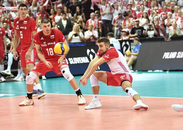 FIVB Men s World Championship, WM, Weltmeisterschaft 2022: Poland vs Mexico Photo: Lukasz Kalinowski East News Preliminary phase of FIVB Men s World Championship 2022 Poland Slovenia on August 28, 2022 in Katowice, Poland. Pool C match: Poland vs Mexico. Pictured: KWOLEK BARTOSZ, POPIWCZAK JAKUB EN_01536179_0055
