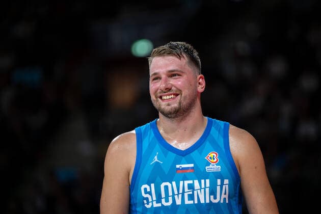 Basketball Munich 28 08 2022 World Cup European Qualifiers Germany GER Slovenia SLO Luka Doncic Slovenia, No 77