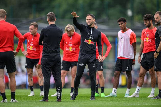 Leipzig head coach coach Domenico Tedesco training RB Leipzig 23 August 2022 Leipzig, Red Bull Academy training RB Leipzig