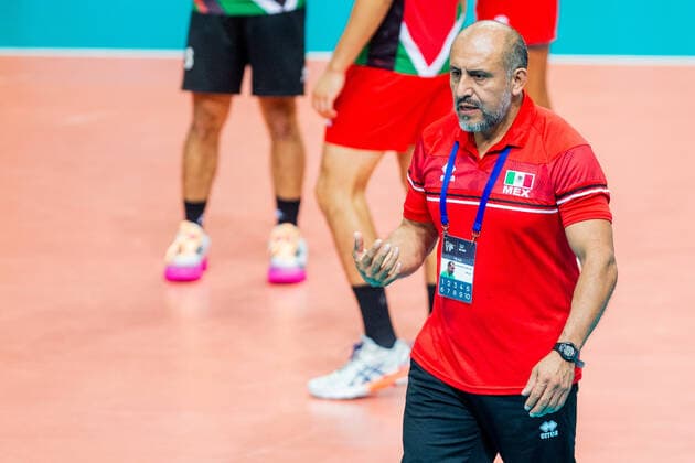 KATOWICE 30.08.2022 SIATKOWKA MISTRZOSTWA SWIATA 2022 MEKSYK - BULGARIA FIVB VOLLEYBALL MEN S World Championship, WM, Weltmeisterschaft POLAND 2022 MEXICO - BULGARIA Jorge Miguel Azair Lopez FOT. MICHAL CHWIEDUK FOKUSMEDIA.COM.PL NEWSPIX.PL --- Newspix.pl POLAND OUT!  220830CHW169
