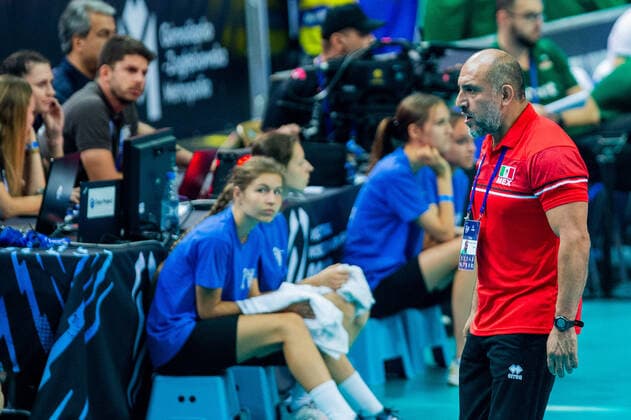 KATOWICE 30.08.2022 SIATKOWKA MISTRZOSTWA SWIATA 2022 MEKSYK - BULGARIA FIVB VOLLEYBALL MEN S World Championship, WM, Weltmeisterschaft POLAND 2022 MEXICO - BULGARIA Jorge Miguel Azair Lopez FOT. MICHAL CHWIEDUK FOKUSMEDIA.COM.PL NEWSPIX.PL --- Newspix.pl POLAND OUT!  220830CHW178