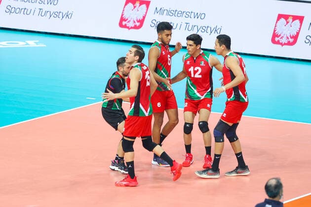 KATOWICE 30.08.2022 MISTRZOSTWA SWIATA W SIATKOWCE MEZCZYZN FAZA GRUPOWA GRUPA C: MEKSYK - BULGARIA --- FIVB VOLLEYBALL MENS World Championship, WM, Weltmeisterschaft 2022 GROUP C MATCH: MEXICO - BULGARIA CHRISTIAN ARANDA JOSUE DE JESUS LOPEZ RIOS MEURO ISAAC FUENTES RASCON FOT. ANNA KLEPACZKO FOTOPYK NEWSPIX.PL --- Newspix.pl POLAND OUT!  220830LUM021