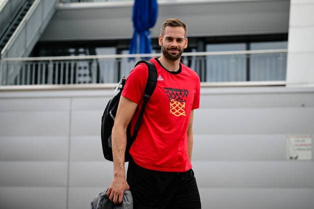 Jonas Wohlfarth Bottermann 18 Germany , Training, FIBA EuroBasket 2022, Basketball, 31 08 2022 Cologne North Rhine Westphalia Germany Copyright: xkolbert-press MarcxNiemeyerx