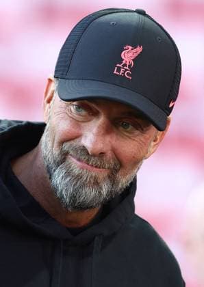 Liverpool, England, 31st August 2022. Jurgen Klopp manager of Liverpool speaks to BT before the Premier League match at Anfield, Liverpool. Picture credit should read: Darren Staples Sportimage EDITORIAL USE ONLY. No use with unauthorised audio, video, data, fixture lists, club league logos or live services. Online in-match use limited to 120 images, no video emulation. No use in betting, games or single club league player publications. SPI-1830-0014