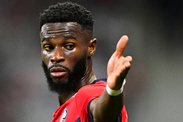 Jonathan Bamba (LOSC) FOOTBALL : Lille vs Nice - Ligue1 - 31 08 2022 JBAutissier Panoramic 