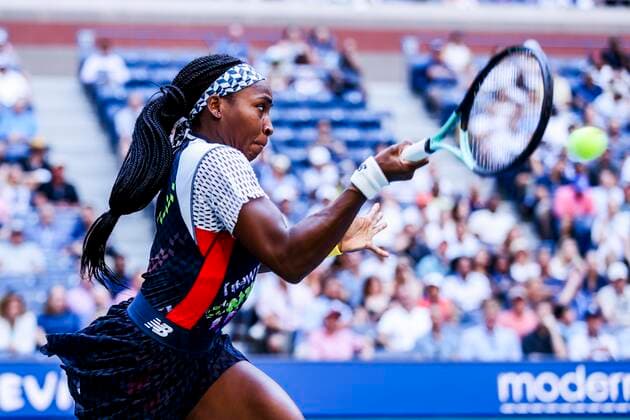 TENNIS - US Open 2022 NEW YORK CITY,NEW YORK,USA,31.AUG.22 - TENNIS - WTA, Tennis Damen Tour, US Open, Grand Slam, Flushing Meadows. Image shows Coco Gauff (USA).  GEPAxpictures xPatrickxSteiner