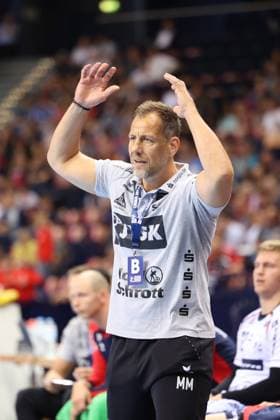 Handball 1 Handball Bundesliga Liqui Moly Handball Bundesliga HBL 2022 2023 Handball Sport Verein Hamburg vs SG Flensburg Handewitt Maik Machulla Flensburg , Barclay Card Arena Hamburg