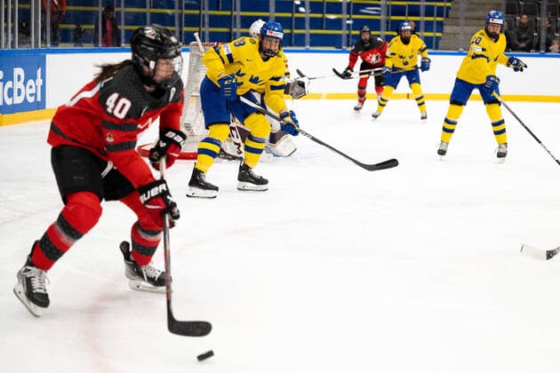 220901 Jenny Antonsson of Sweden during the 2022 IIHF Womens World Championship quarterfinal game between Canada and Sweden on September 1, 2022 in Herning Photo Johanna Lundberg BILDBYRAN code JL JL0299 bbeng ice hockey ice hockey vm dam 2022 iihf womens world championship women vm ice hockey vm sweden sweden canada canada quarter final quarter final,  Copyright: JOHANNAxLUNDBERG BB220901JL065