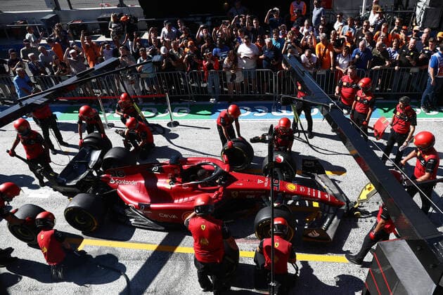 F1 Grand Prix Of The Netherlands Previews Ferrari mechanics practice pit stops ahead of the Formula 1 Grand Prix of The Netherlands at Zandvoort circuit in Zandvoort, Netherlands on September 1, 2022. Zandvoort Netherlands  Copyright: xJakubxPorzyckix originalFilename:porzycki-f1grandp220901_npJfE.jpg