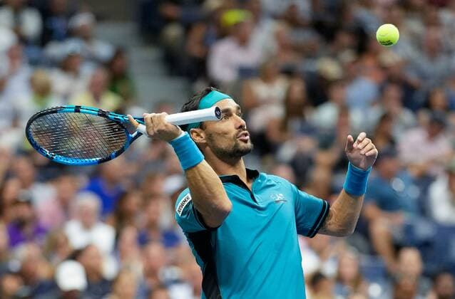 Mandatory Credit: Photo by Dave Shopland Shutterstock (13357856dn) Fabio Fognini from Italy during his 2nd round match US Open Championships 2022, Day Four, USTA National Tennis Center, Flushing Meadows, New York, USA - 01 Sep 2022 US Open Championships 2022, Day Four, USTA National Tennis Center, Flushing Meadows, New York, USA - 01 Sep 2022 Copyright: xDavexShopland Shutterstockx 13357856dn